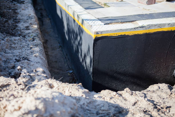 Residential Waterproofing installation at a Holton, MI home by SJ Waterproofing Pros